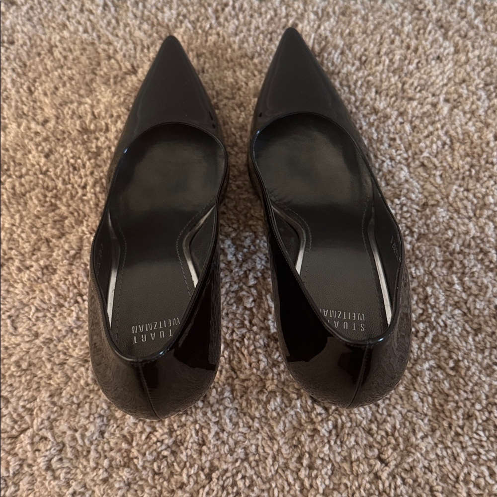 Stuart Weitzman - Black Patent Leather Heels - Picture 4 of 6